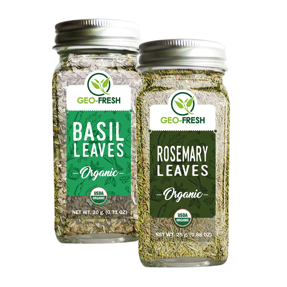 Geo-Fresh Organic Combo (Basil 20g + Rosemary 25g) - USDA Certified (B07GSTDL5V) Amazon Price History, Amazon Price Tracker