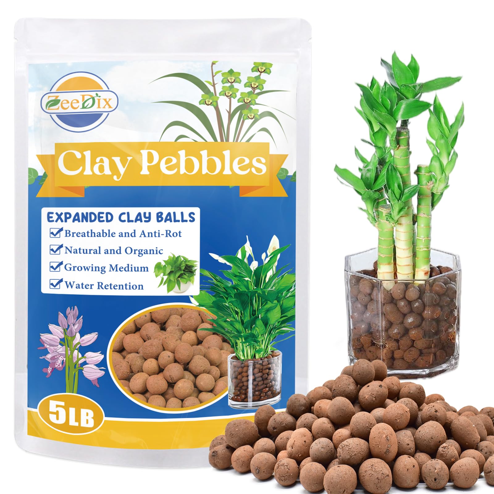 ZeeDix Leca Clay Pebbles 5lb