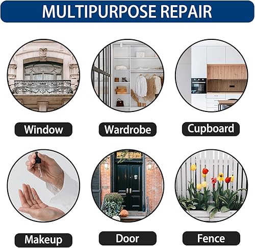 Miniatura 3 de Cepillo de pintura de retoque para pintar paredes, kit de pinceles de reparación de paneles de yeso de 0.17 onzas líquidas para muebles de madera,