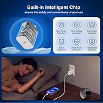 3-Pack 45W USB C Chargeur pour iPhone17/16/15,10FT USB C Câble et USB C Bloc de chargeur rapide pour iPhone 16e,16/15 Plus,17 Air, 17/16/15 Pro, Pro Max, Pad, Samsung Galaxy S25 S24 S23 S22 S21 Ultra