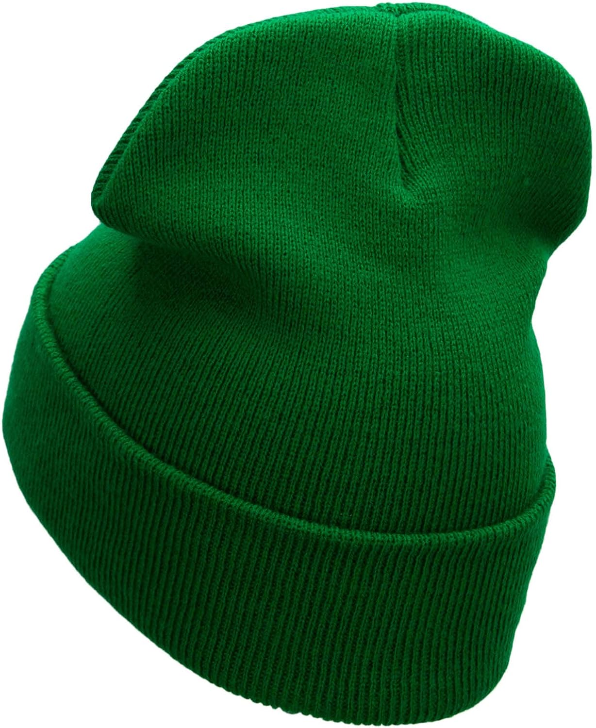 I'd Rather Be Camping Embroidered 12 Inch Solid Long Beanie Made in USA