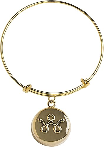 invisawear Smart Jewelry - Dispositivo de seguridad personal - Pulsera extensible dorada