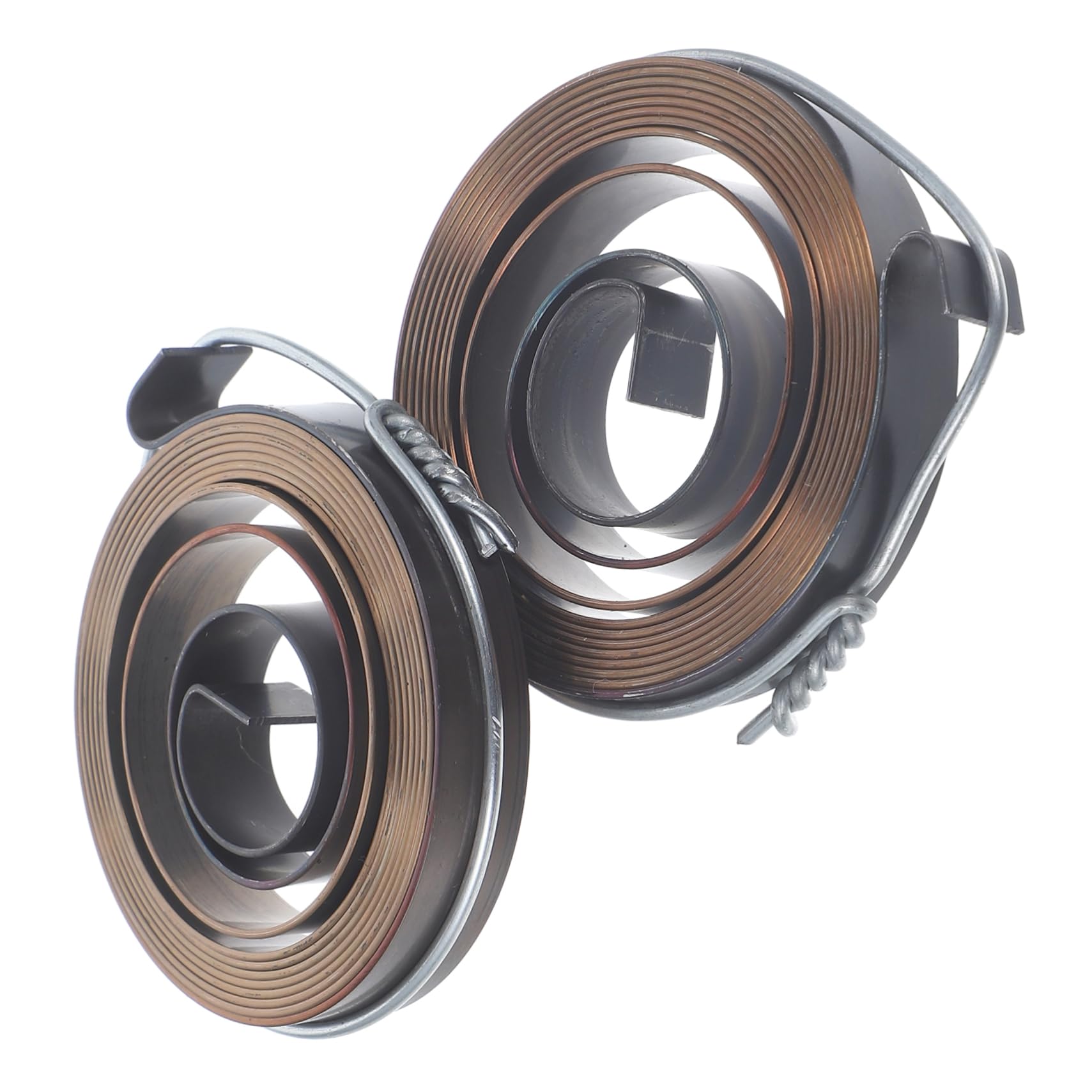 Veemoon 2pcs Drill Press Spring DIY Return Spring Coil Spring Drill Press Parts Drill Press Supplies Replacement Return Spring Parts Drill Press Return Spring Quill Spring Steel