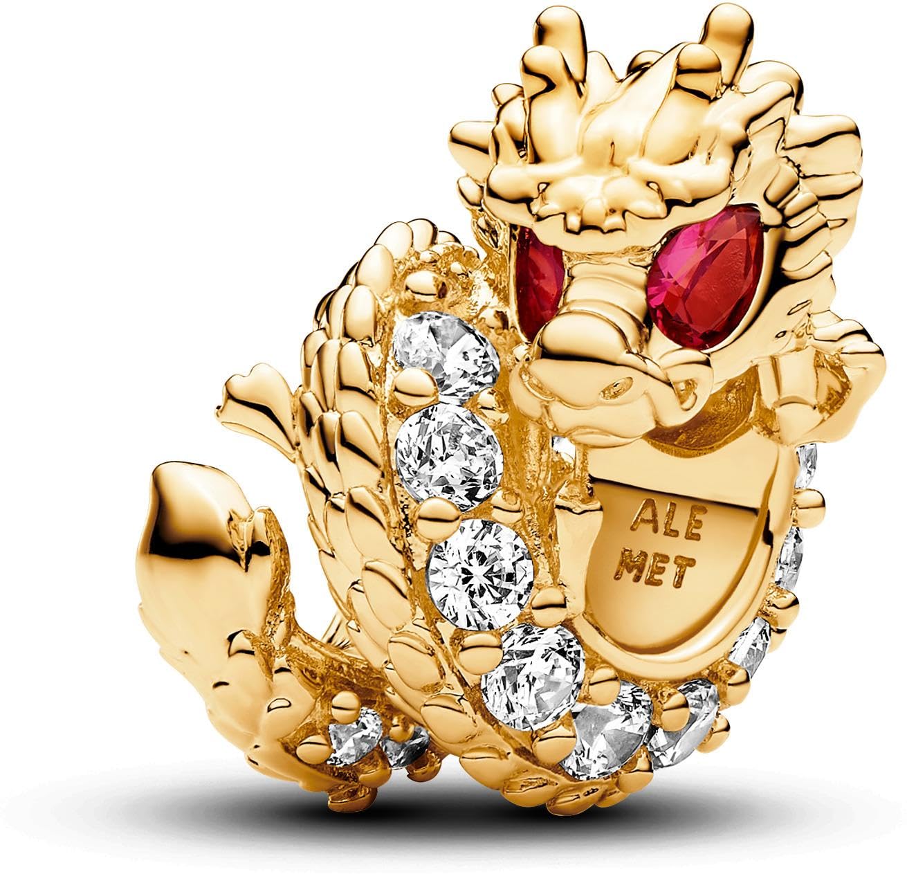 Pandora 14k Gold-Plated Chinese Year of the Dragon Charm, Standard