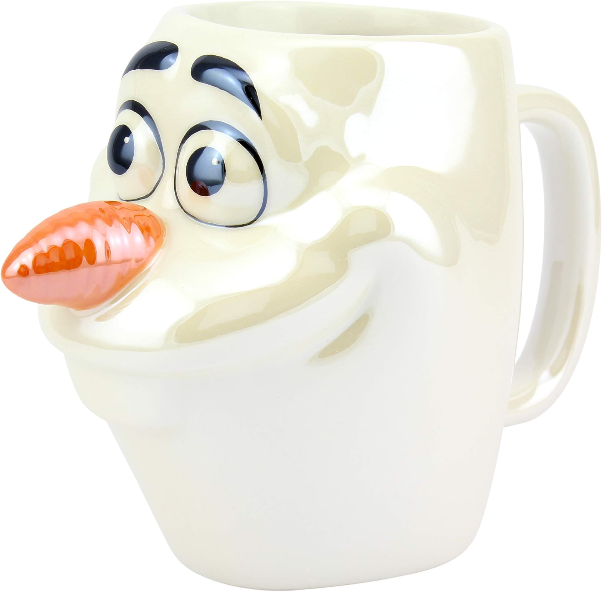 Paladone Olaf Shaped Mug Official Frozen Licensed Collectable | Ideal for Kitchens, Office & Home | Unique & Super Fun Way of Drinking Your Favourite Beverage, Multi-Colour, 1 Count (Pack of 1)