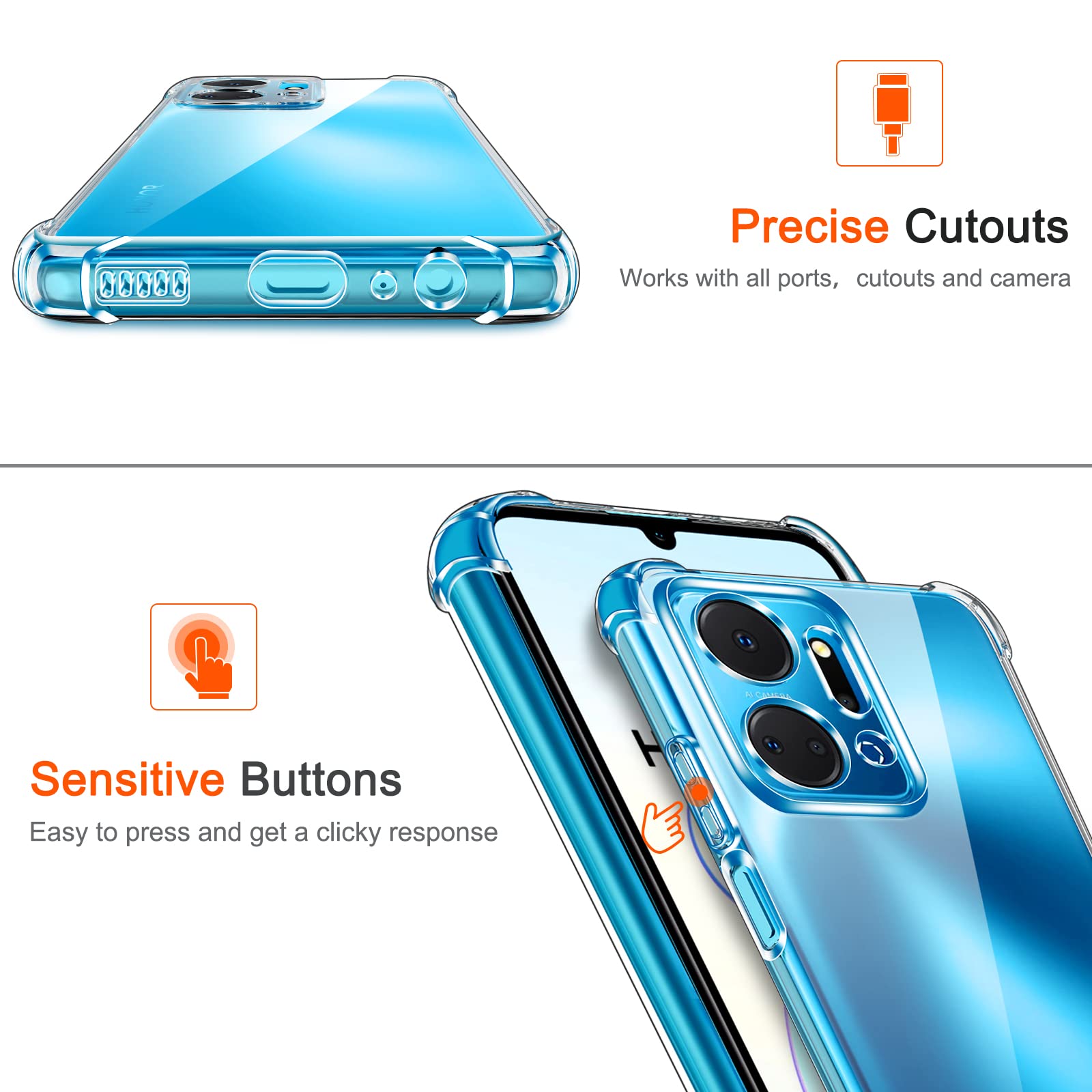 Ivoler Coque Pour Honor 90 Sart/Honor X7b ... - Pima Dental