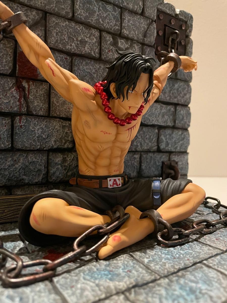 【40cm】ワンピース エース フィギュア ガレージキット ワンピース エース フィギュア ガレージキット 塗装済み完成品