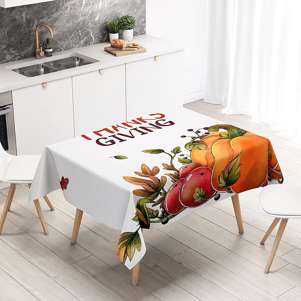 Reofrey Halloween-Tischdecke | Motiv Spukhaus & Kürbis | 137x183 Cm | Einweg-Kunststoff | Für Partys & Deko