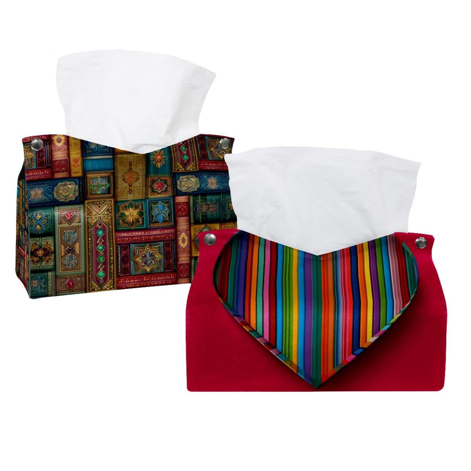 Boîte à mouchoirs en cuir imperméable pour stopper les emballages en carton mouillés