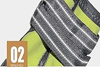 Vista 4 de TRUE LOVE Zapatos para perros Botas de lluvia antideslizantes impermeables con reflectante TLS3961 (negro, 1#)