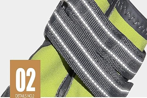 Miniatura 4 de TRUE LOVE Zapatos para perros Botas de lluvia antideslizantes impermeables con reflectante TLS3961 (3#, negro)