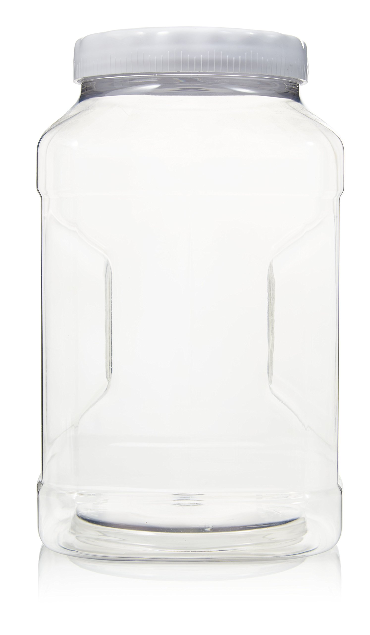 Arrow Home Products 128 oz Stackable Stor Keeper Airtight Storage Containers with Lids, 1 Pack - USA Made, BPA-Free Multipurpose Square Plastic Containers with Pinch Grip Handles to Store Dry Goods