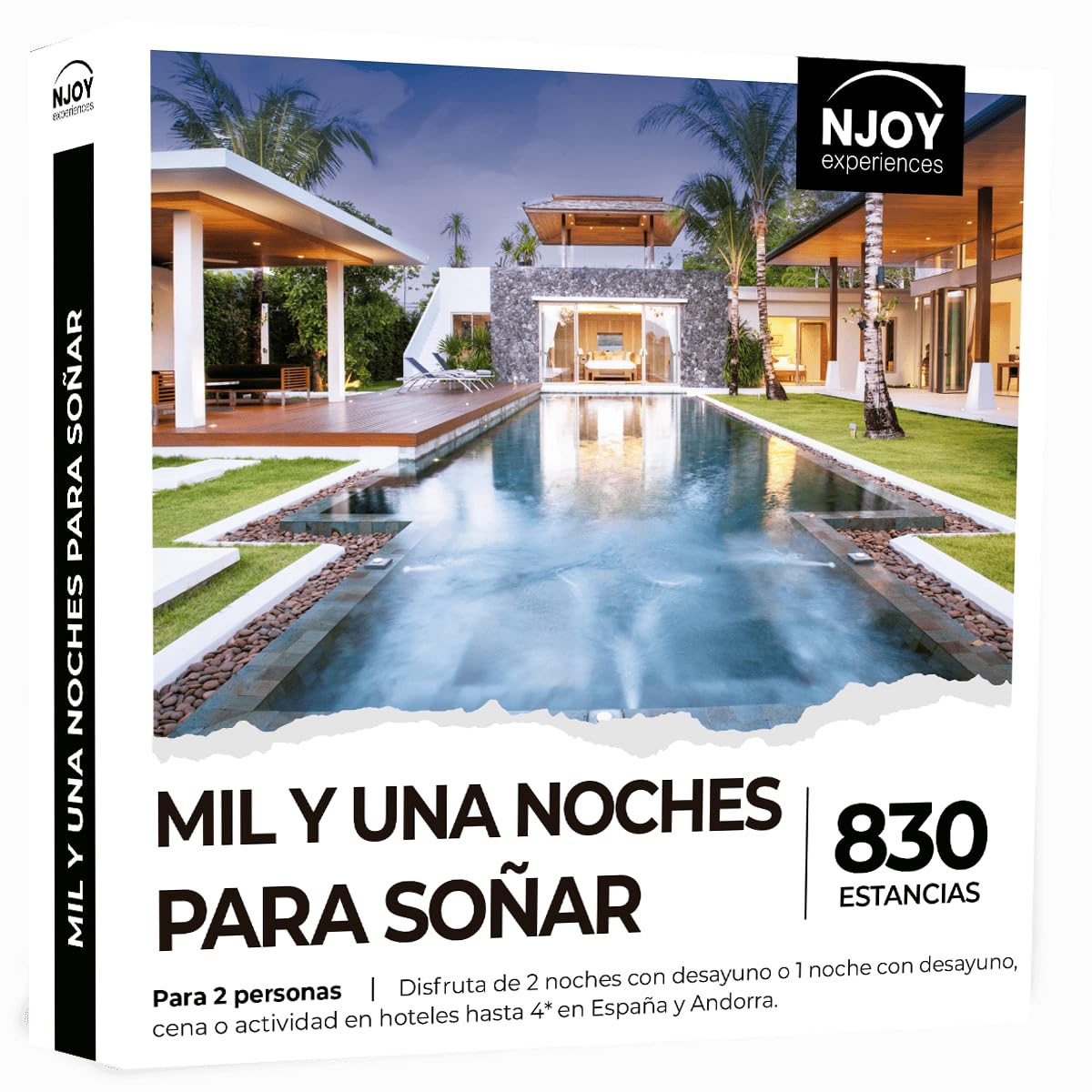 Caja Regalo - MIL Y UNA Noches para SOÑAR - Más de 830 estancias a Escoger en Toda España y Andorra