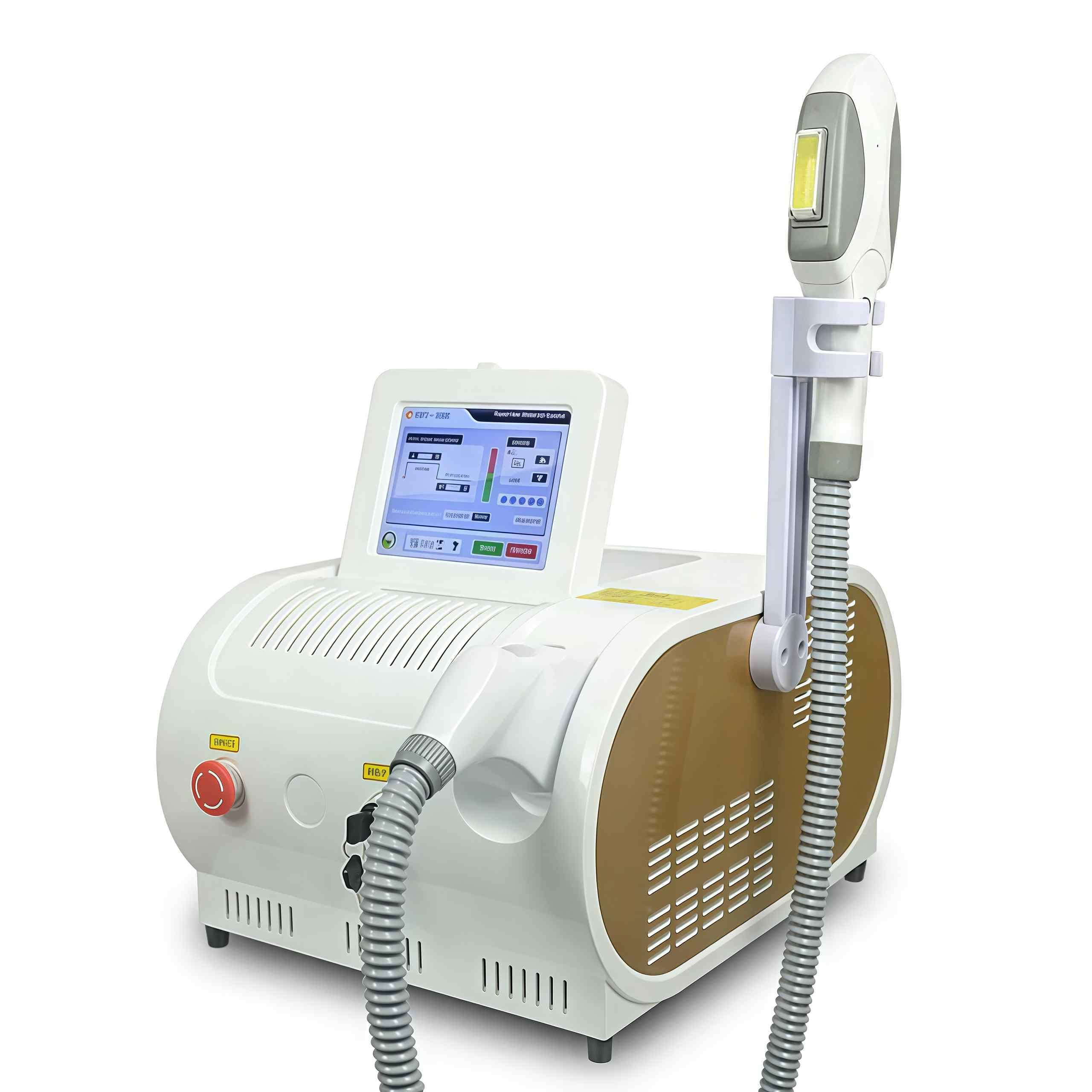 El equipo profesional de la máquina láser de depilación IPL ultraportátil del Salón de belleza es adecuado para el depilamiento permanente en el hogar y el Salón de belleza.
