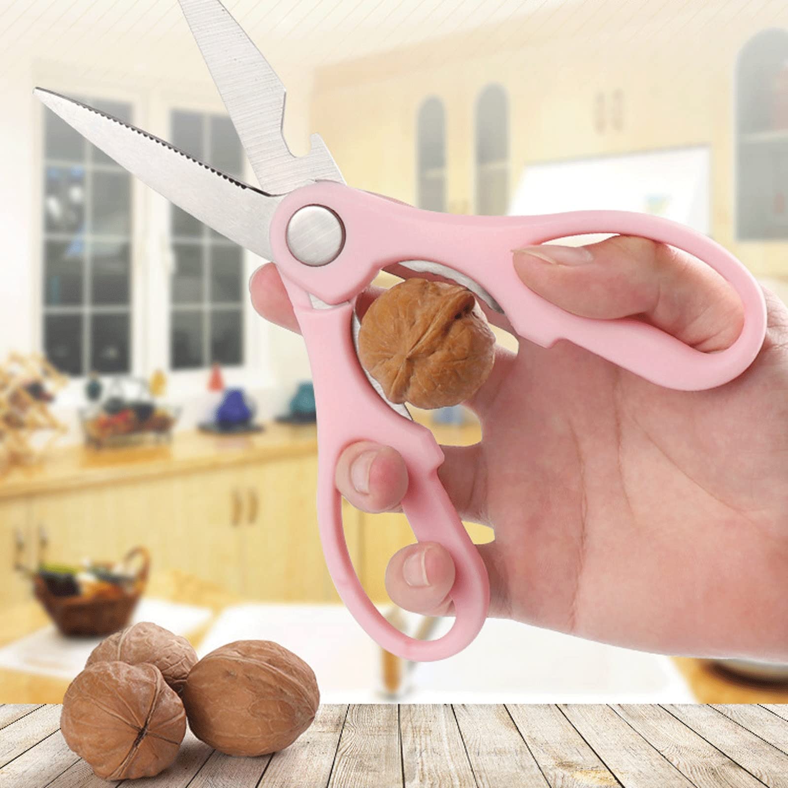 Forbici da Cucina Forbici da Cucina, Forbici da Cucina Multiuso in Acciaio Inossidabile (Blu)