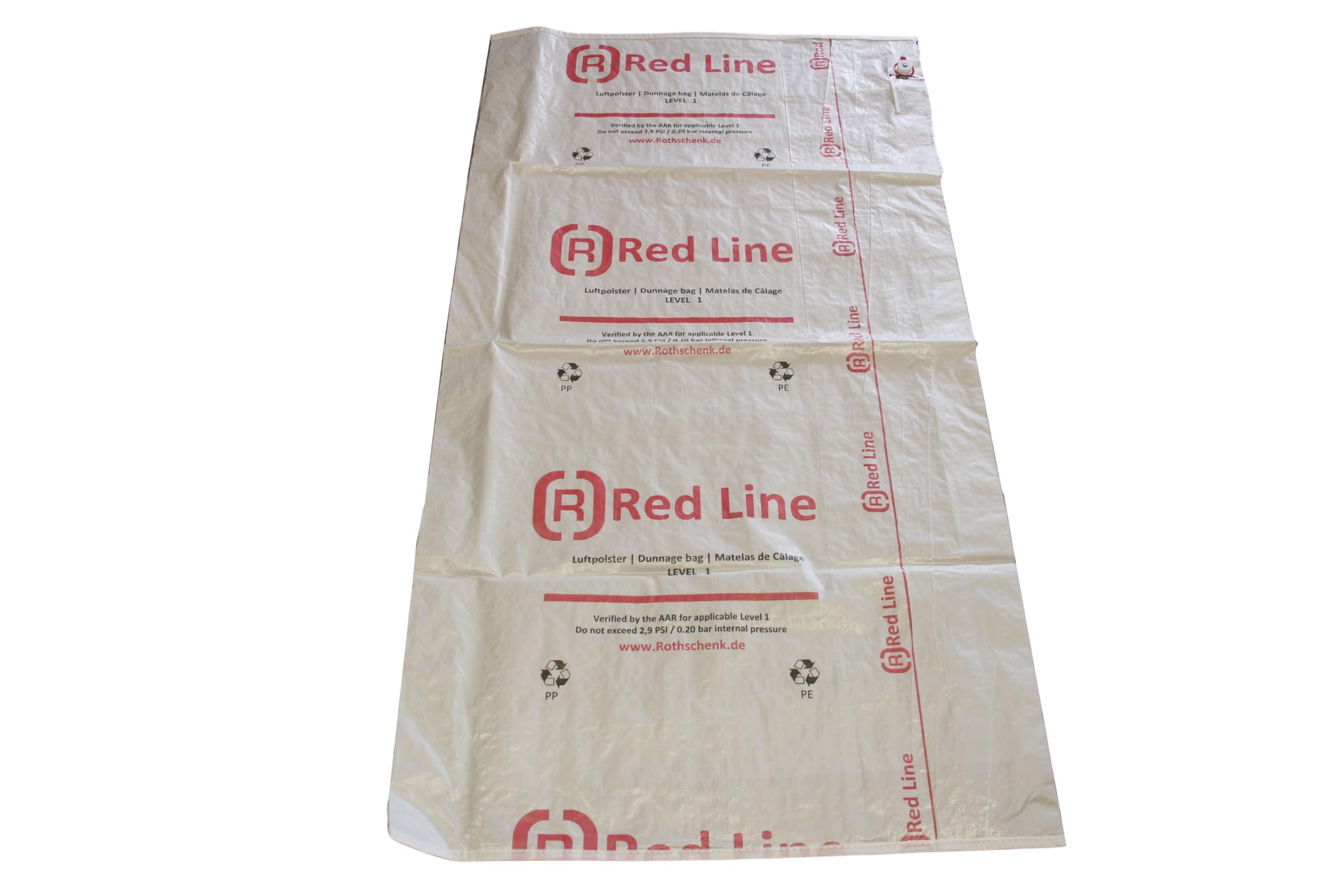(10x) Rothschenk | Stausack RED LINE Level 1 | 1.200 x 1.800 mm | Staupolster zur Staulückenschließung in der Ladungssicherung