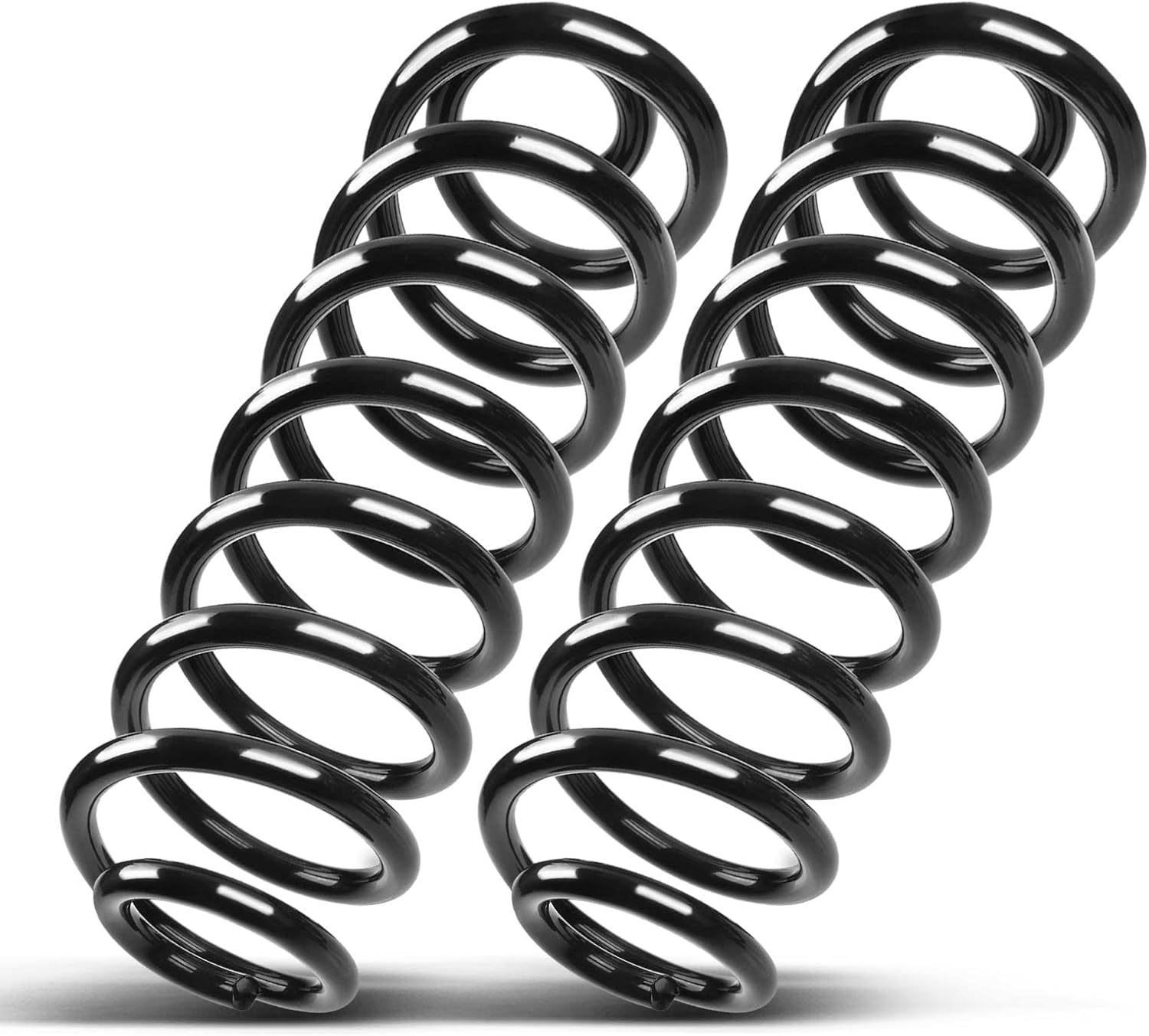 APremium 2Pcs Rear Suspension Coil Spring Set Compatible