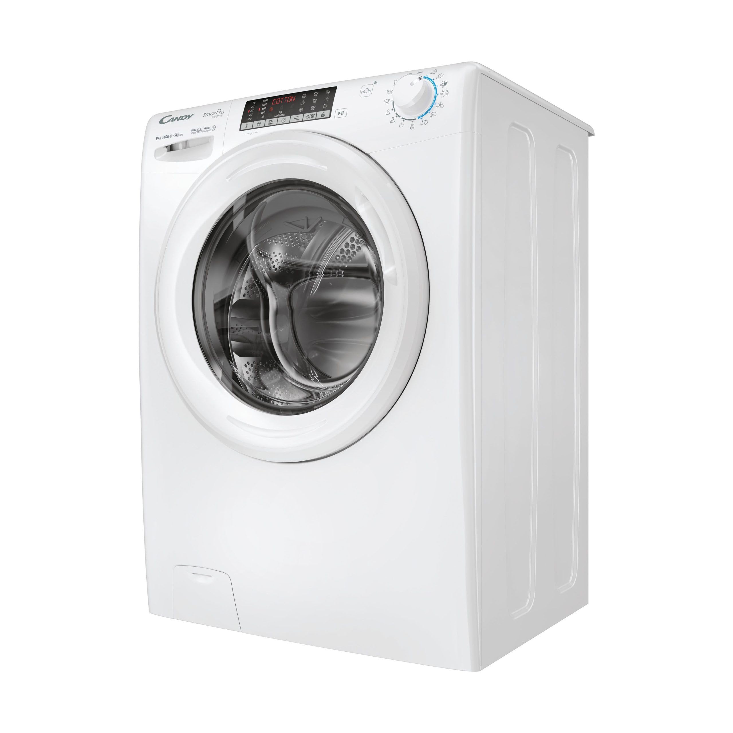 Lavadora carga frontal - CANDY Smart Pro Inverter CSO 496TWM6/1-S, 9 kg, 16 programas, Blanco