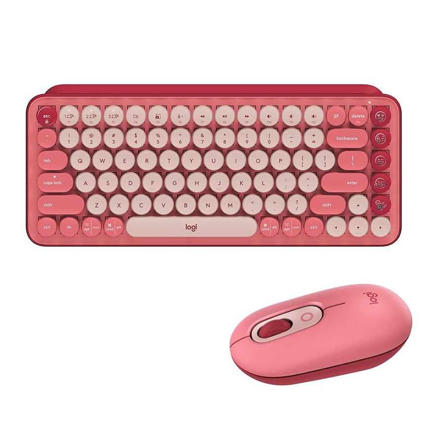 【ゆゆ】logicool POP KEYS &POP MOUSE セット Logitech POP Keys and POP Mouse Bundle