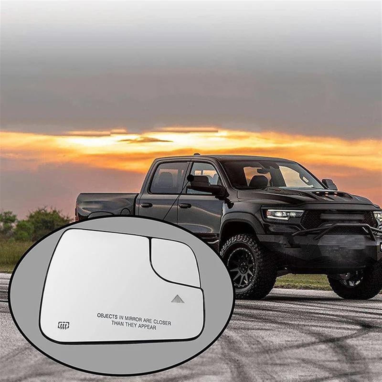 Spiegelglas Voor Dodge Voor Ram 1500 2500 2019 2020 2021 2022 Auto