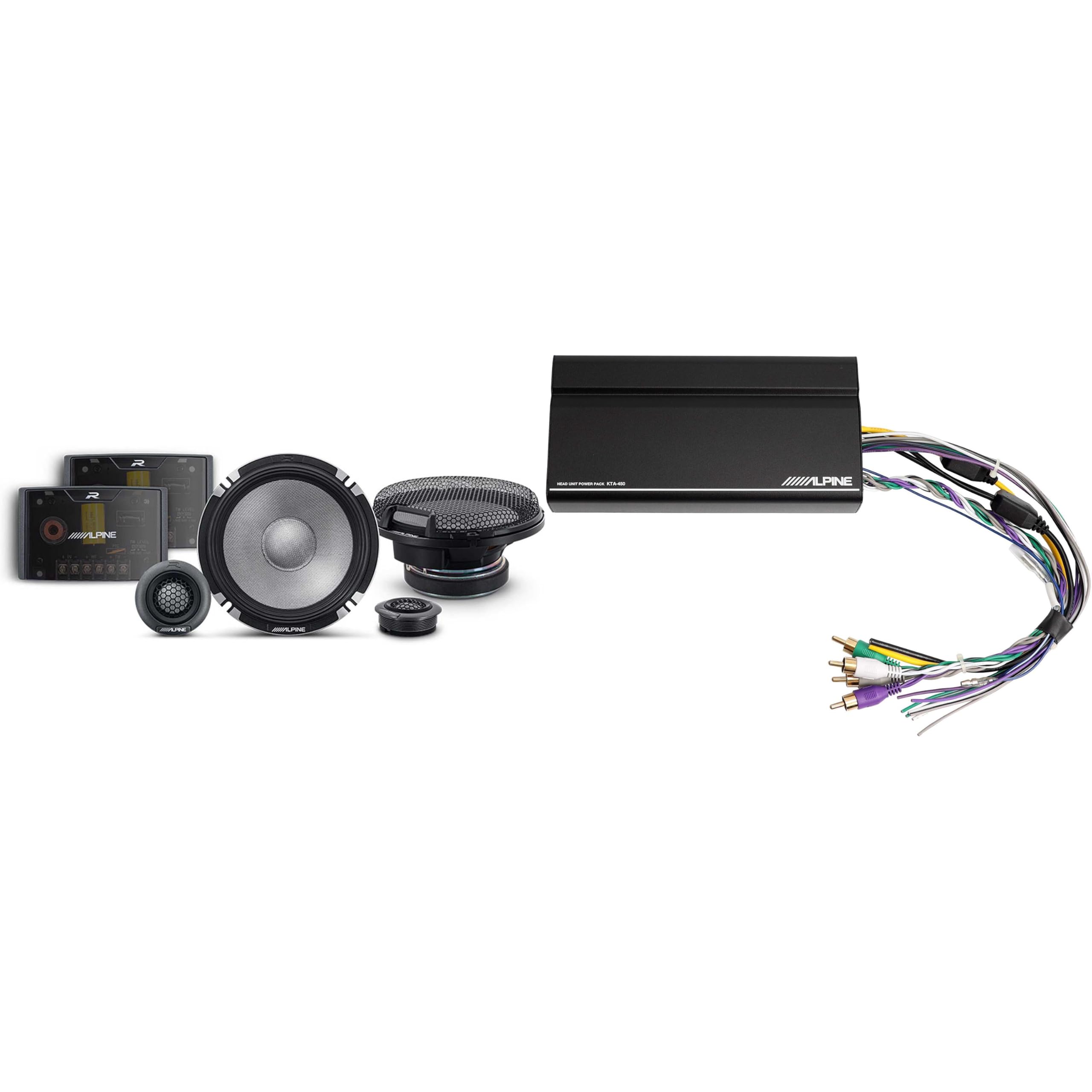 Amazon.com: Alpine KTA-450 4 Ch.Power Pack Amp w/ R2-S652 R-Series