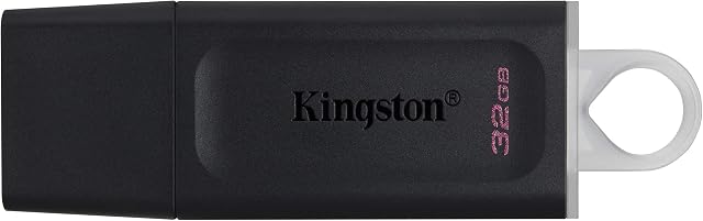 Kingston DataTraveler Exodia DTX/32GB Flash Drive USB 3.2 Gen 1 - with Protective Cap and Keyring in Multiple Colours