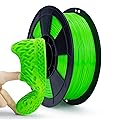 ZIRO TPU Filament 1.75, 3D Printer Filament 1.75mm, Shore 95A Hardness Bright Color TPU, Flexible Soft Printing Material, 0.8KG/1.8lbs Spool, Fit Most 3D FDM Printers, Green