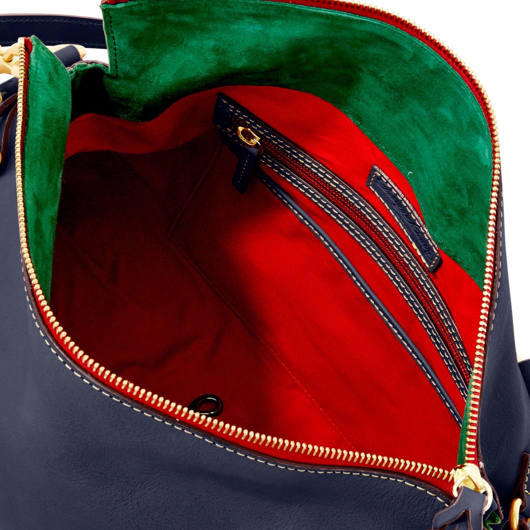 Dooney & Bourke Satchel Bags for Women, Large Florentine Handbag with Optional Crossbody Bag Strap: Dooney & Bourke Satchel Bags for Women, Large Florentine Satchel Handbag with Optional Crossbody Bag Strap