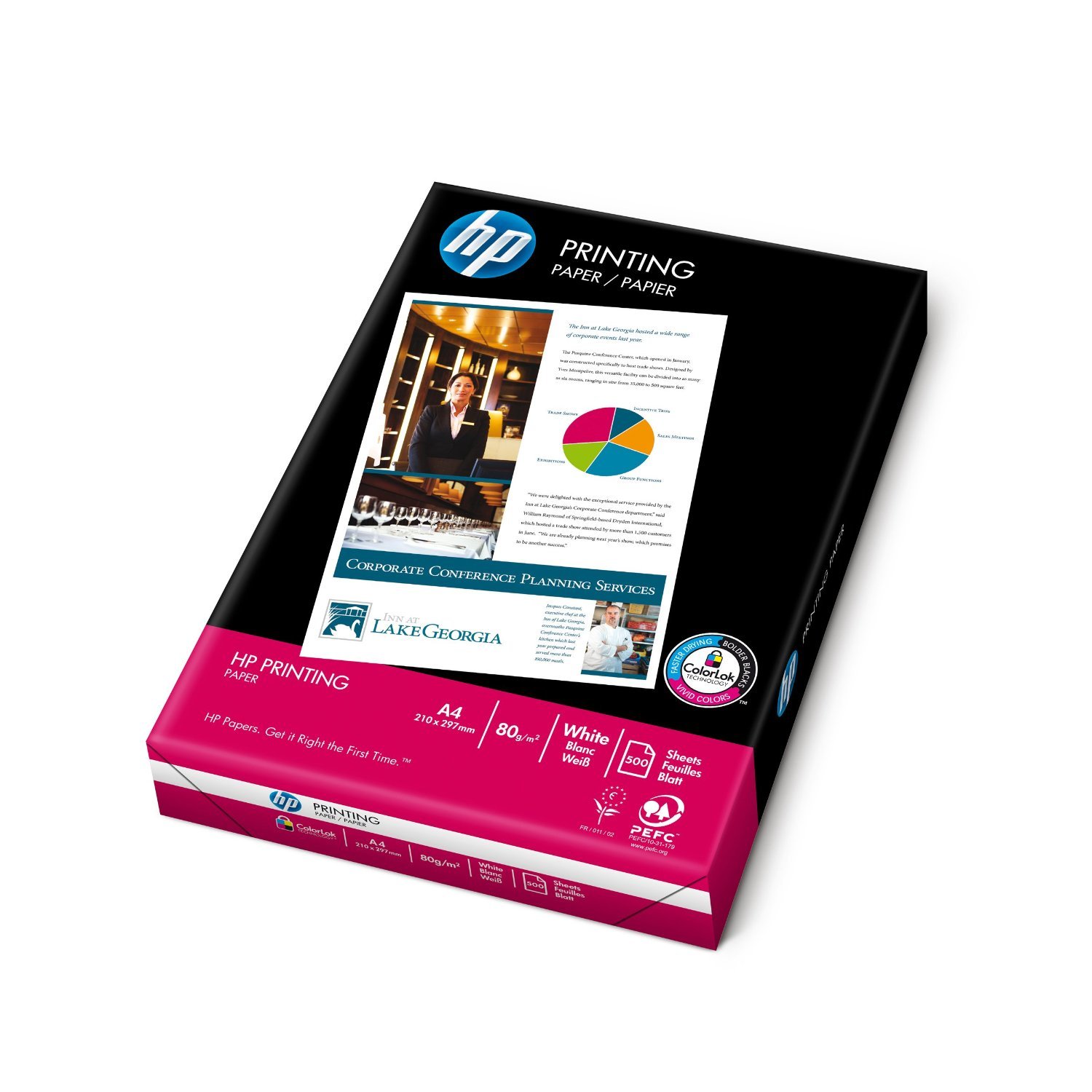 HP CHP210 Carta, bianco, A4, 80g/m², 500 fogli