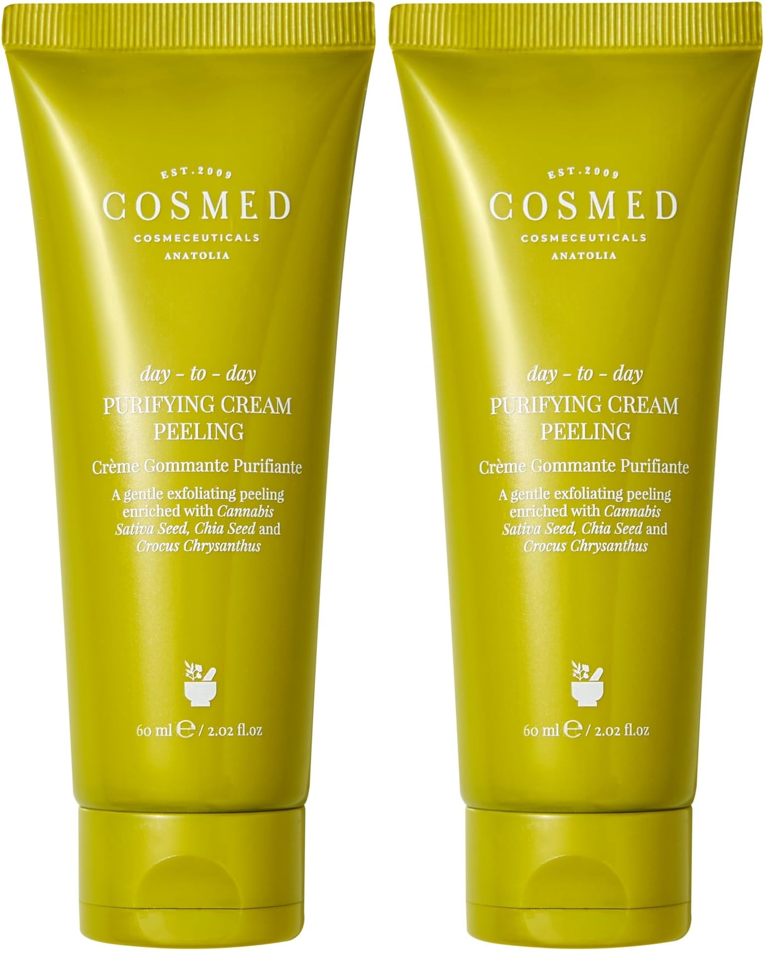 Cosmed Arındırıcı, Nemlendirici Etkili İnce Granüllü Peeling - Purifying Cream Peeling - 60 ml (2 paketi)