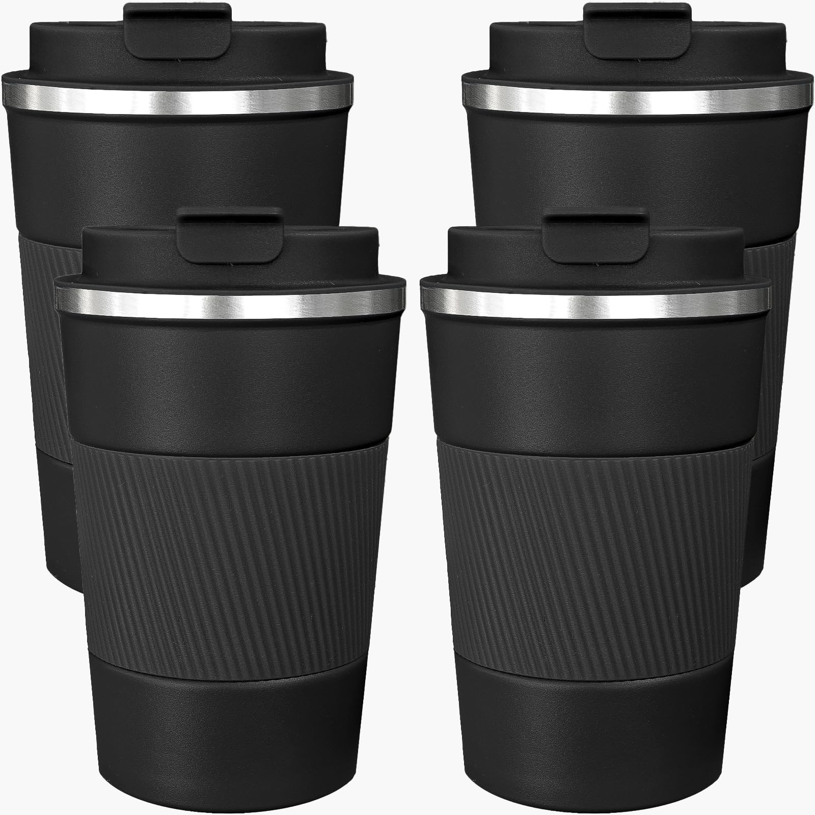 ATZNZIK 4 Pack Insulated Coffee Mugs