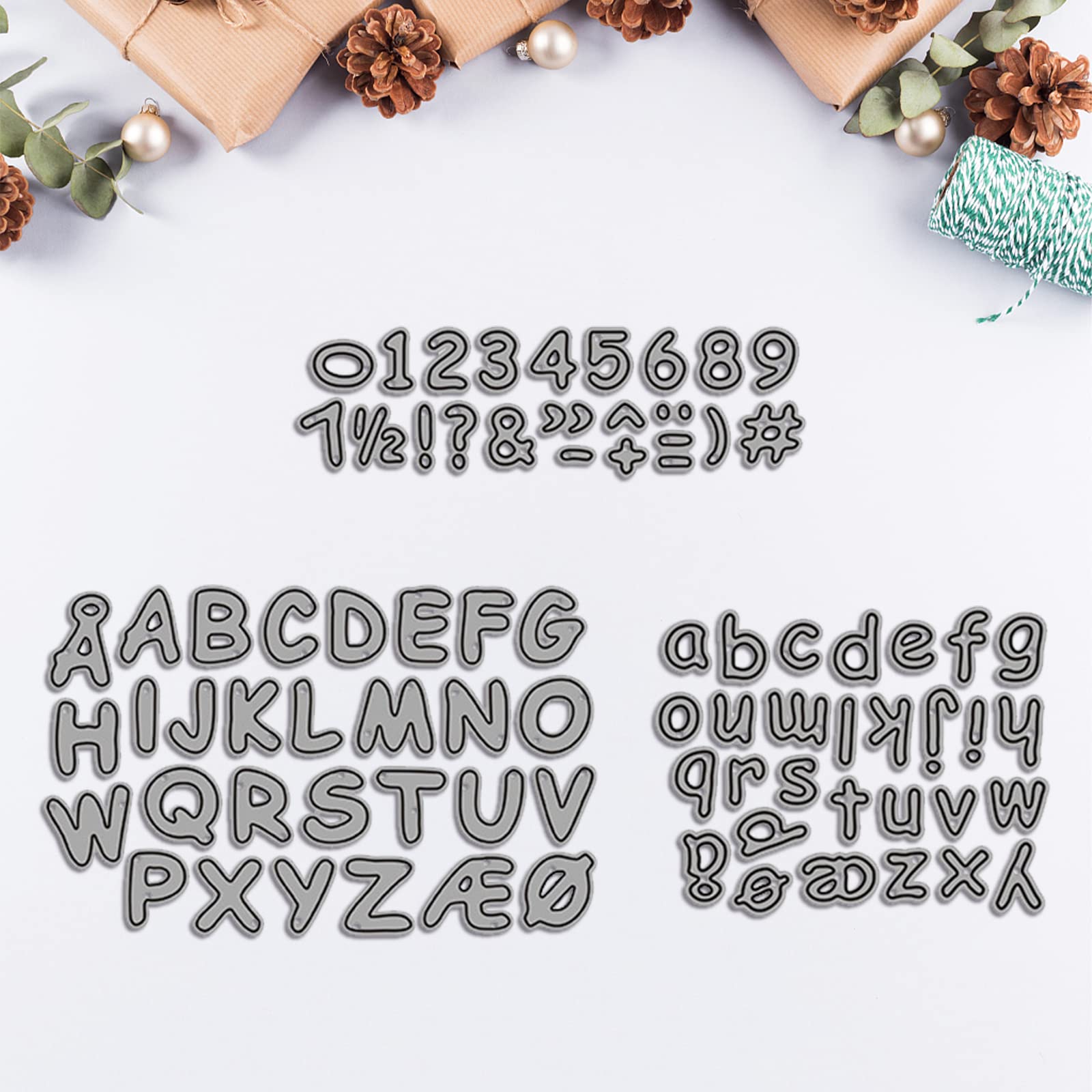 Confezione regalo con stencil a forma di U-horizon Cutting Questo