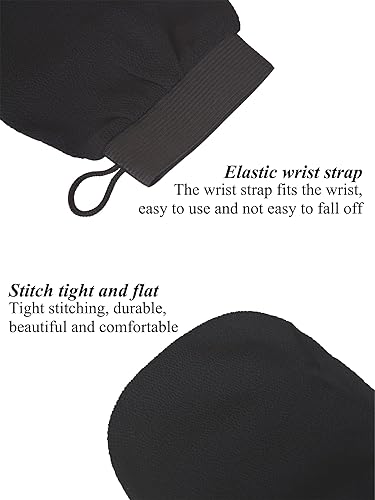 Miniatura 3 de TECKE Guantes exfoliantes coreanos, 5 unidades, para el cuidado de la piel, microdermabrasión, guante exfoliante en casa, removedor de piel muerta,