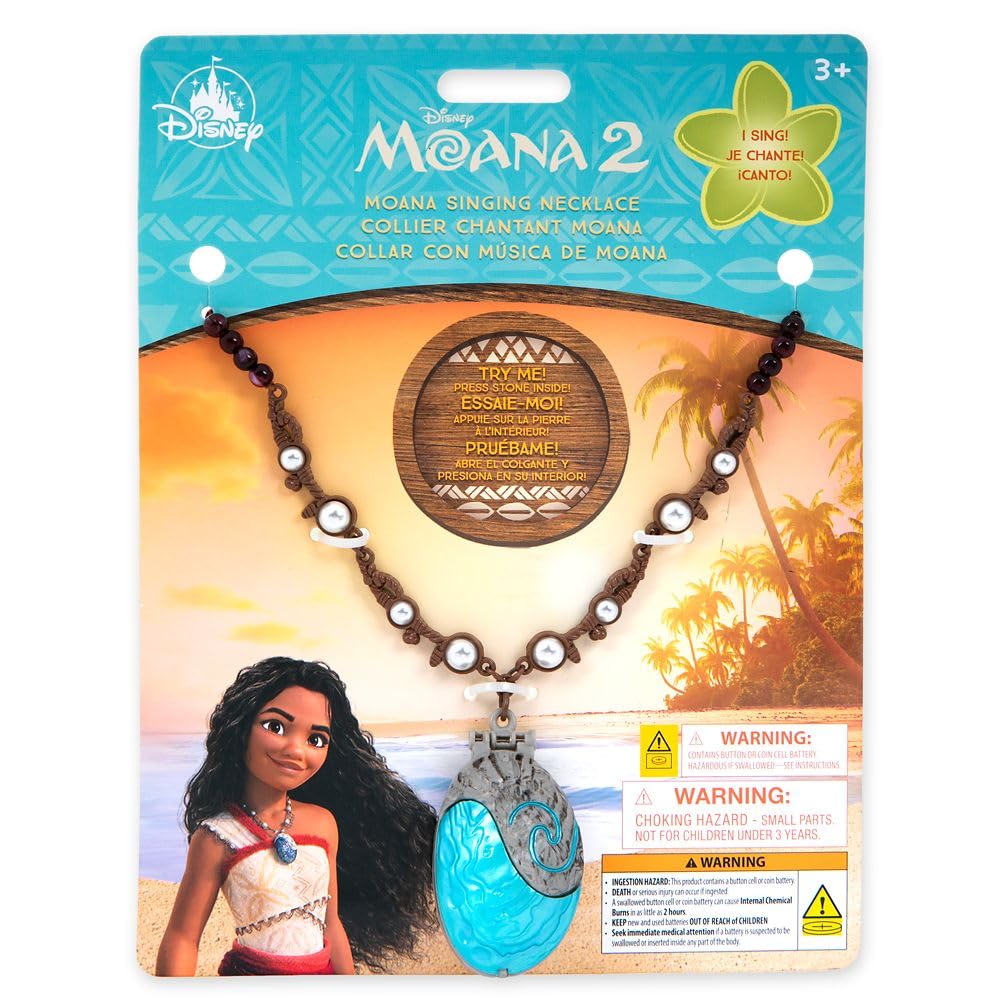 Disney Moana 2 - Collana cantante per bambini, taglia unica
