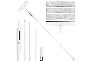 Upgraded Double Sided Window Cleaner with Long Handle