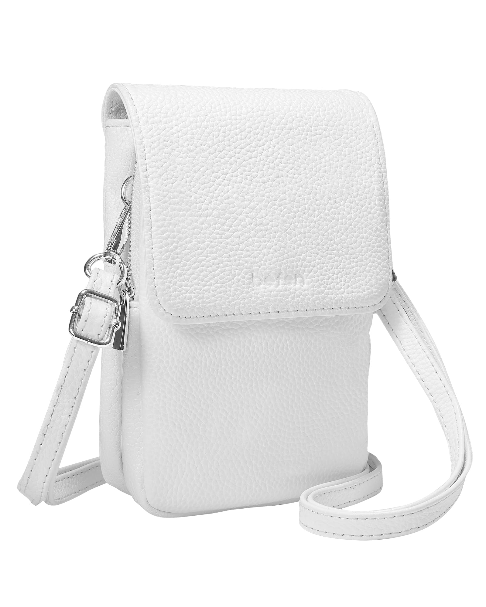 befen Echtleder Handytasche zum Unhängen Damen, Handytasche Damen mit RFID-Blockierung Kartenfächern Handytaschen
