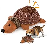 LIFLIX 2 in1 Jouet interactif pour chien de hedgehog, Jouet de snuffle pour chien en peluche, Jouets d'enrichissement pour petit chien