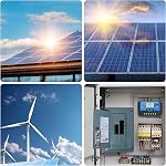 [Upgraded] 30A Solar Charge Controller, Blue Solar Panel Battery Intelligent Regulator with Dual USB Port 12V/24V PWM Auto Paremeter Adjustable LCD Display (Blue)