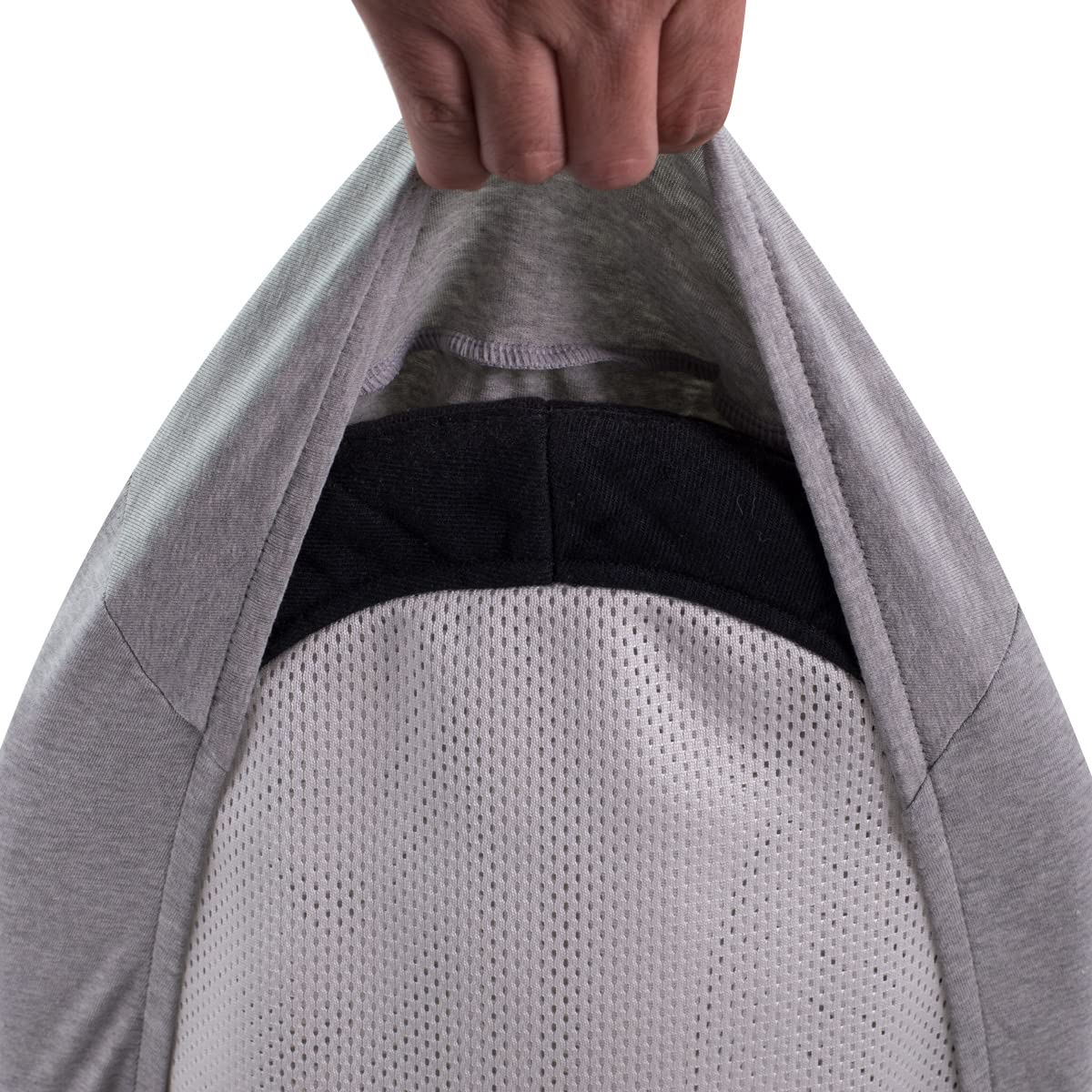 JYOKO Kids Bezug kompatibel mit Babybjorn Bliss, Balance, Soft (Stone Grey, Baumwolle)