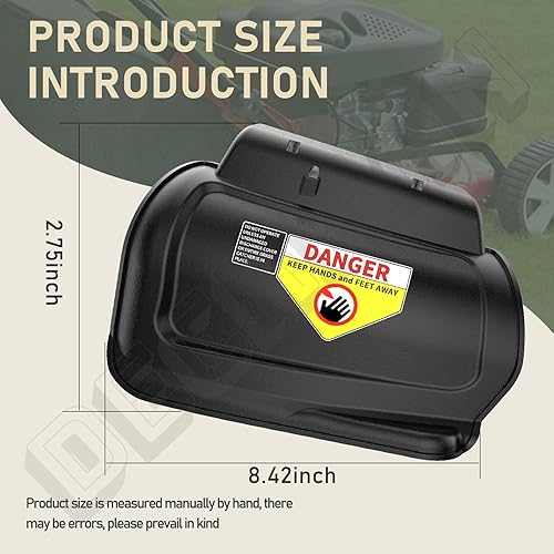 Miniatura 4 de 987-02516A Conjunto de enchufe de mantillo con bisagras compatible con Troy Bilt, Cub Cadet, modelos de máquinas de patio de repuesto con bisagras