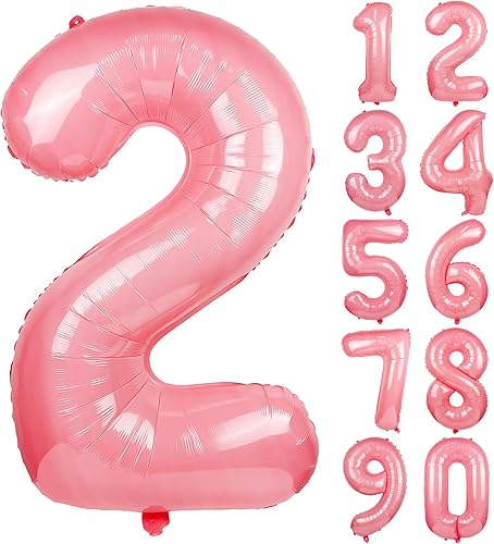 Vista 47 de 40" Macaron purple Number Balloons Helium Foil Mylar Balloon Birthday Party banquet Decoration 9