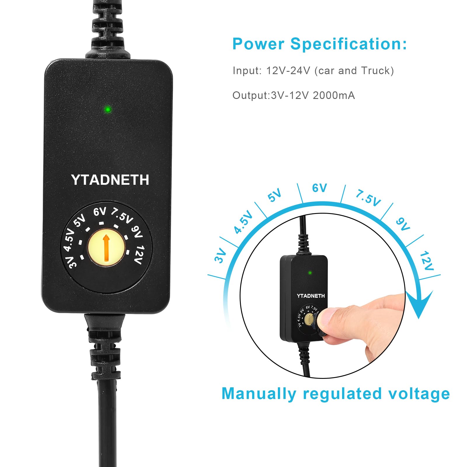 6v cigarette lighter adapter Amazon.com: Car Charger Adapter with 3V 4.5V 5V 6V 7.5V 9V 12V 2A Auto Cigarette  Lighter Male Plug Truck Power Supply Adapter Cable for Portable DVD Player  Dash cam Speaker Tablet and