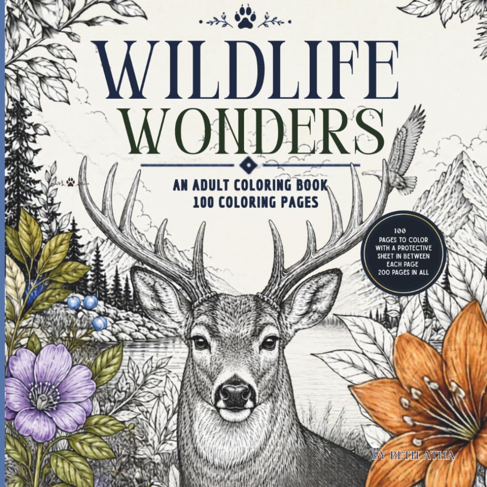 Wildlife Wonders Coloring Book