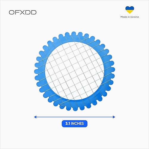 Miniatura 3 de Cortador de huevos para huevos duros – Cortador manual de ensalada de papas, zanahorias y huevos – Picador de huevos de plástico para huevos duros y