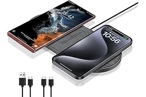 40W Dual Wireless Charging Pad: Effortless Power for Your Devices