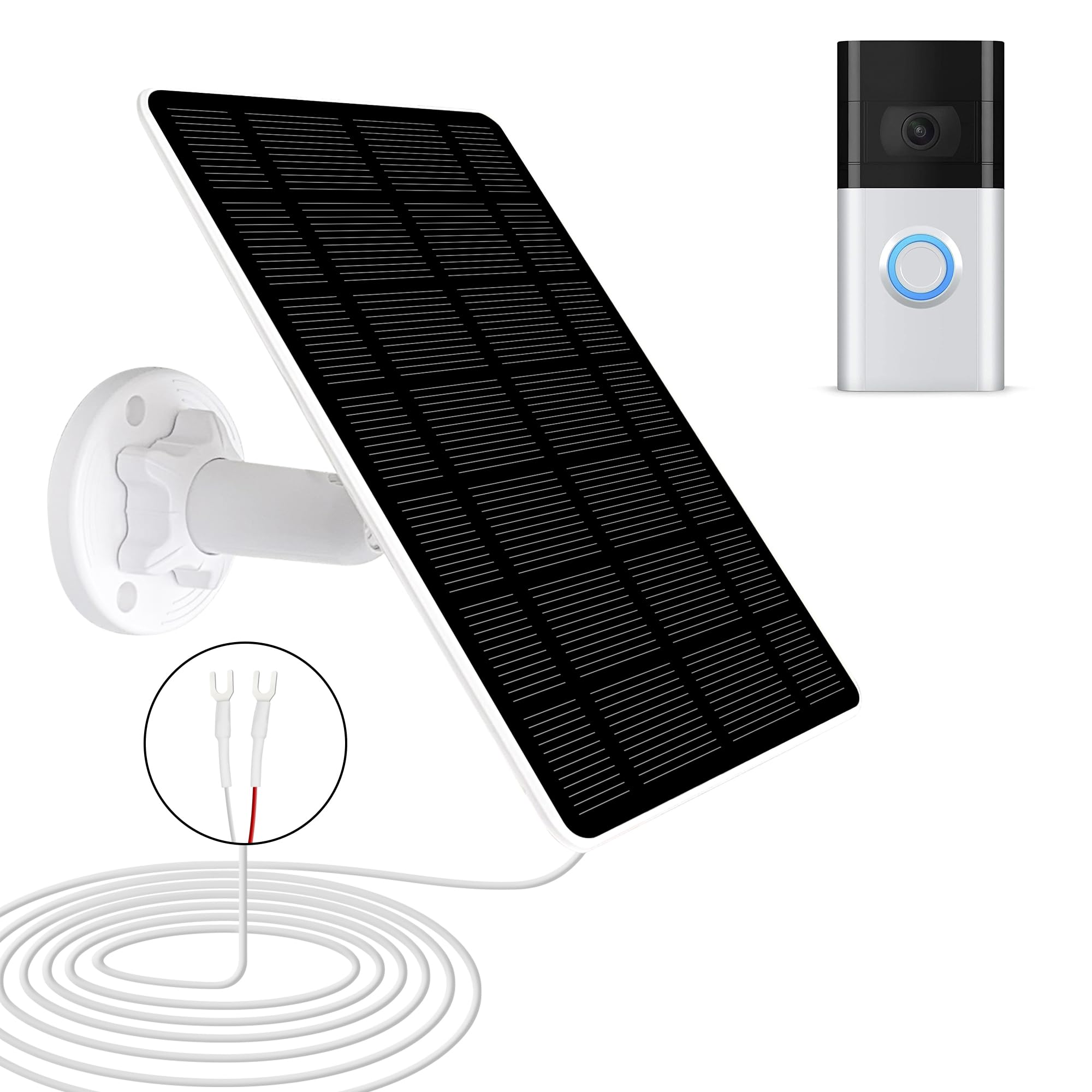 Panneau solaire pour sonnette Ring résout le problème de batterie de votre Video Doorbell