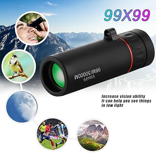 Miniatura 3 de Fydun Telescopio monocular del zoom C de la luz baja 99X99 para la amplia gama de usos del viaje al aire libre