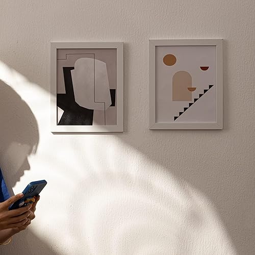 Miniatura 9 de eletecpro Juego de 10 marcos de fotos de 8 x 10 pulgadas, collage de fotos, decoración de pared, fotos de 5 x 7 con paspartú o de 8 x 10 pulgadas