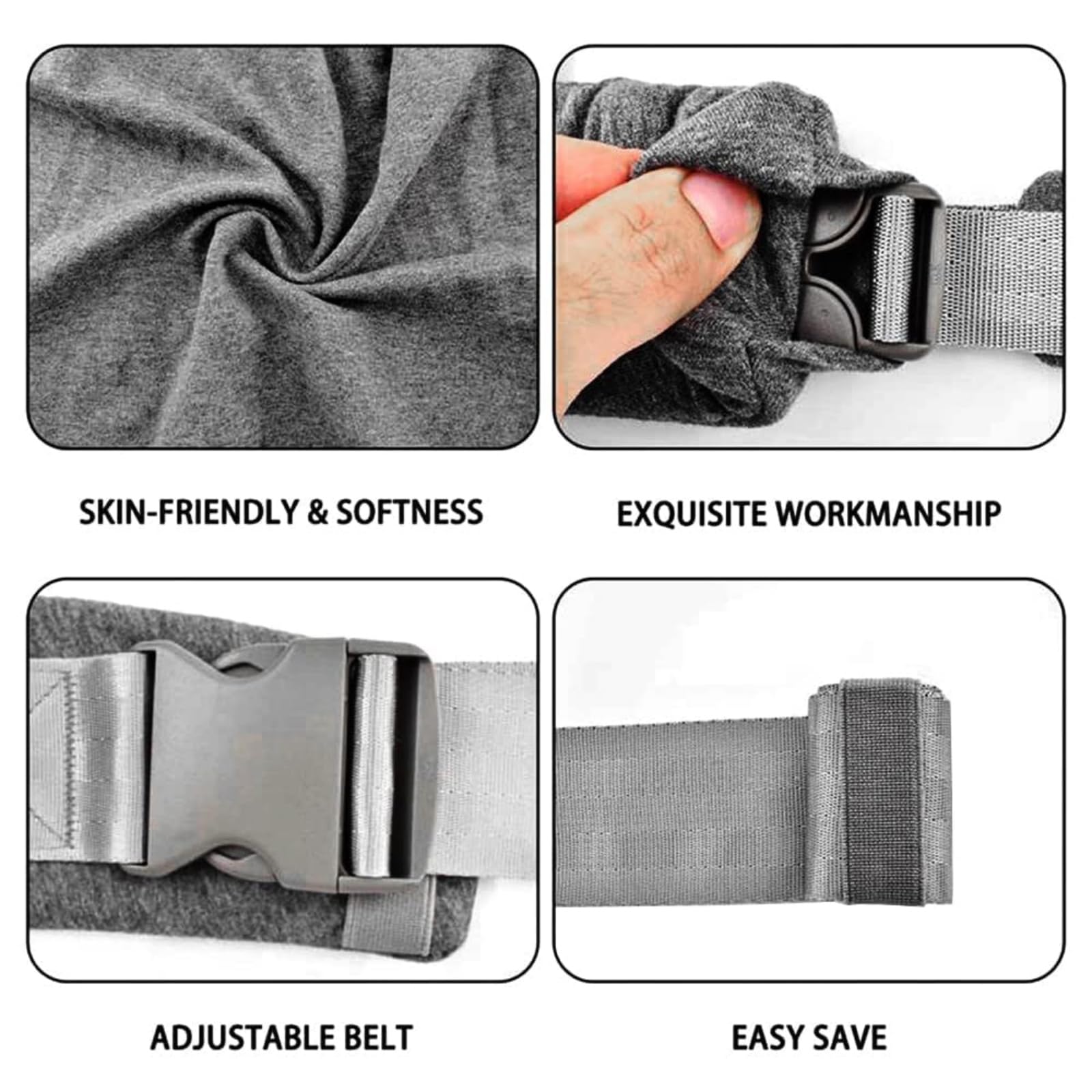 CUBY Mezza fibbia Baby Wrap Carrier Neonato, Ergonomico a Forma di Farfalla Schienale Marsupio Regolabile Supporto Testa Collo Zaino Anteriore con Copertura Testa Bambino Neonato Sling Fino a 15,9 kg