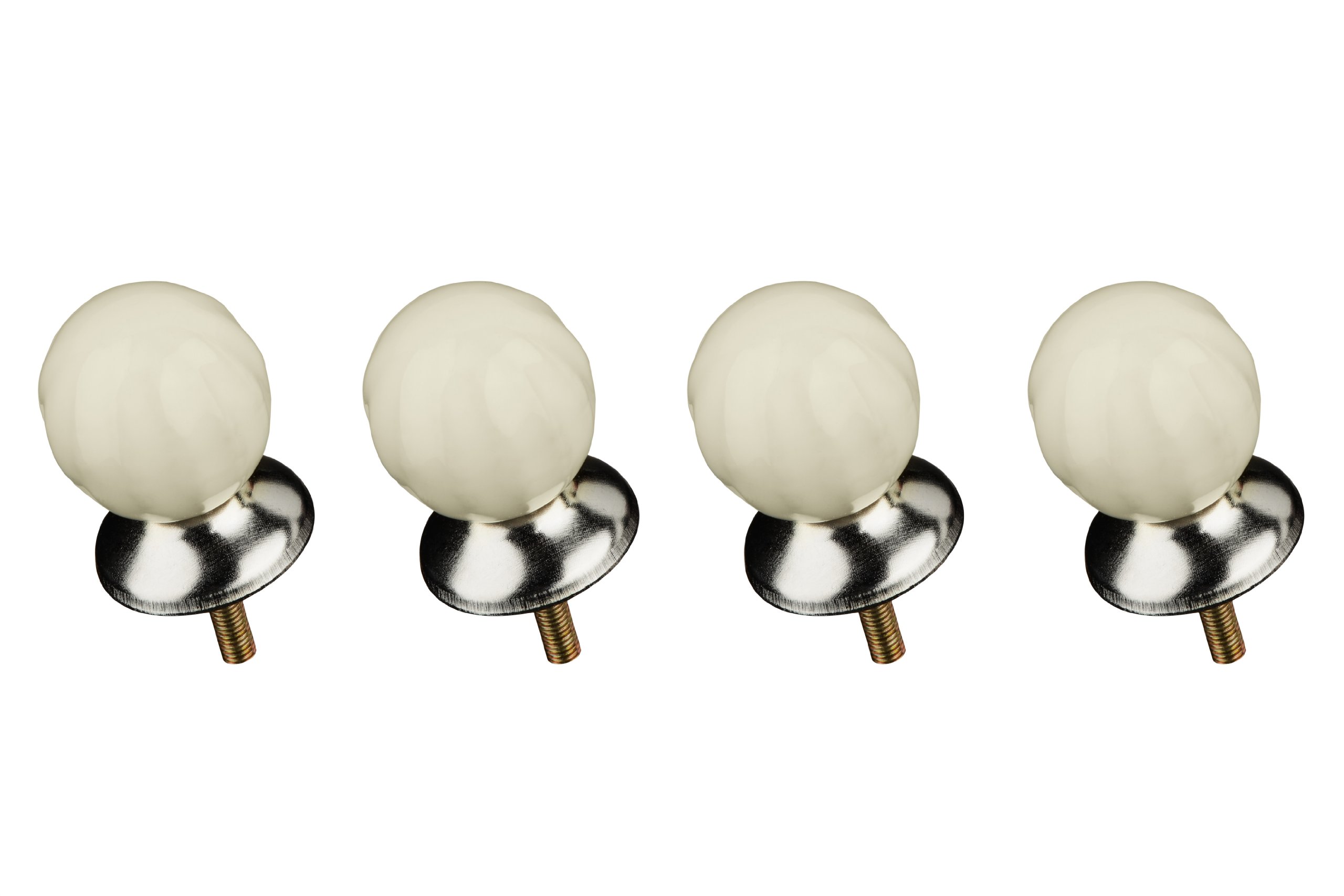 Orsina Retro Style Ivory Ceramic Drawer Knobs from B&Q